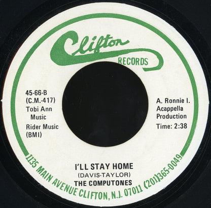 Patty & The Street-Tones / The Computones : Rudolph The Red-Nosed Reindeer / I'll Stay Home (7")
