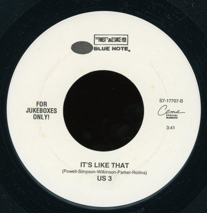 US3 Featuring Rahsaan & Gerard Presencer : Cantaloop (7", Single, Jukebox)