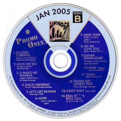 Various : Promo Only Urban Radio: January 2005 (2xCD, Comp)