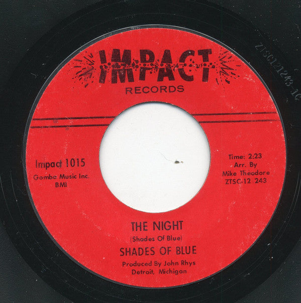 Shades Of Blue (3) : Happiness (7", Single, Styrene)