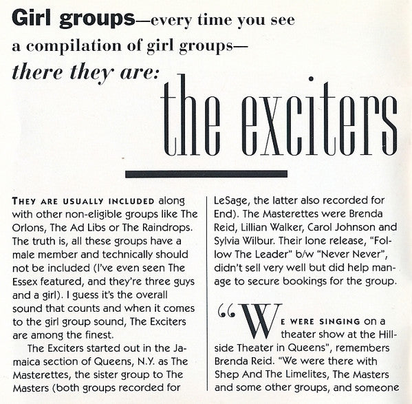 The Exciters : "Tell Him" (CD, Comp)