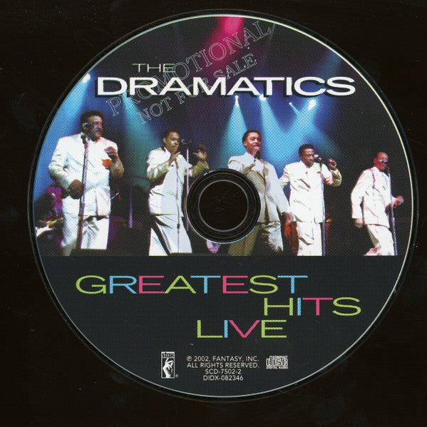 The Dramatics : Greatest Hits Live (CD, Album, Promo)