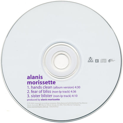 Alanis Morissette : Hands Clean (CD, Single, CD1)