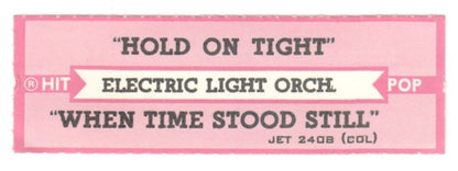 Electric Light Orchestra : Hold On Tight (7", Single, Styrene)