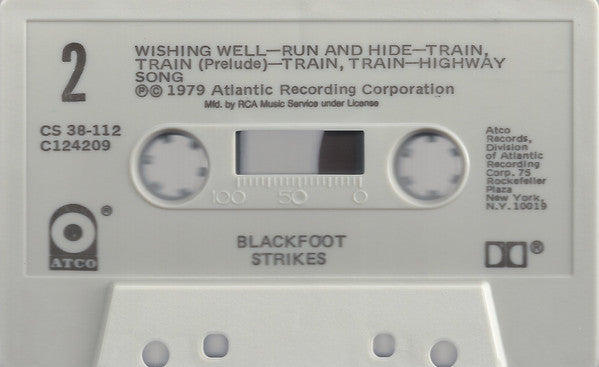 Blackfoot (3) : Strikes (Cass, Album, Club, Dol)