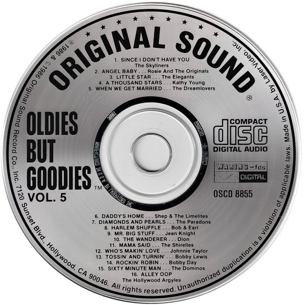 Various : Oldies But Goodies - Vol. 5 (CD, Comp)
