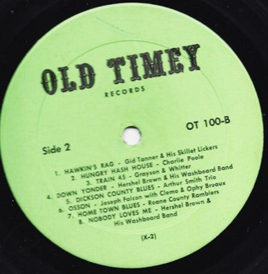 Various : Old Time Southern Dance Music : The String Bands Vol 1 (LP, Comp, RE)