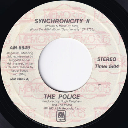 The Police : Synchronicity II / King Of Pain (7", Single, RE, Styrene)