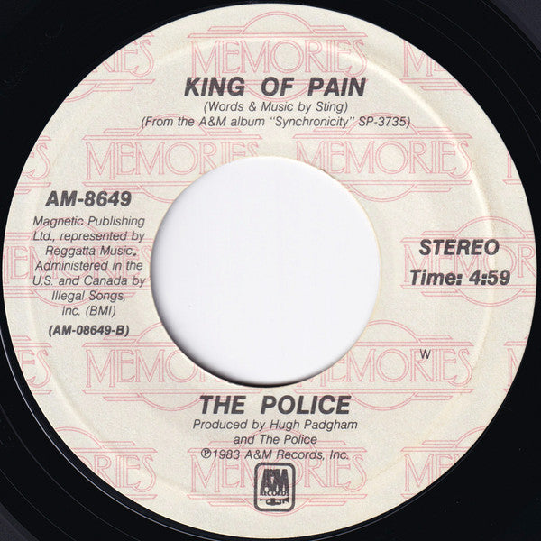 The Police : Synchronicity II / King Of Pain (7", Single, RE, Styrene)