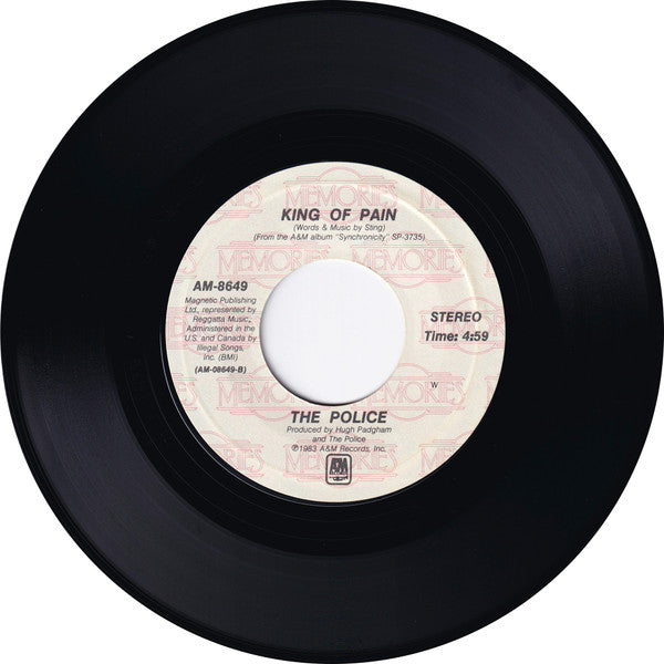 The Police : Synchronicity II / King Of Pain (7", Single, RE, Styrene)