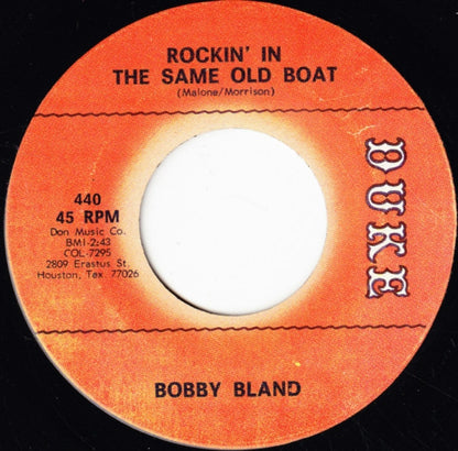 Bobby Bland : Rockin' In The Same Old Boat  (7", Single)