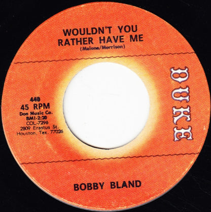 Bobby Bland : Rockin' In The Same Old Boat  (7", Single)