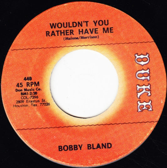 Bobby Bland : Rockin' In The Same Old Boat  (7", Single)