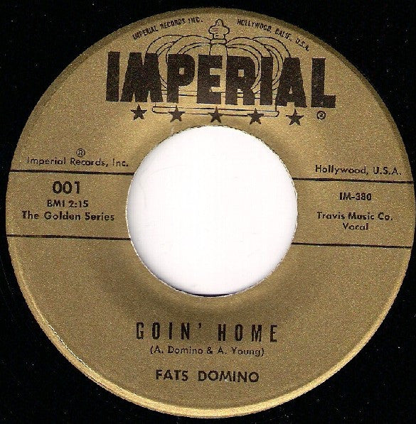 Fats Domino : The Fat Man / Goin' Home (7", Single)