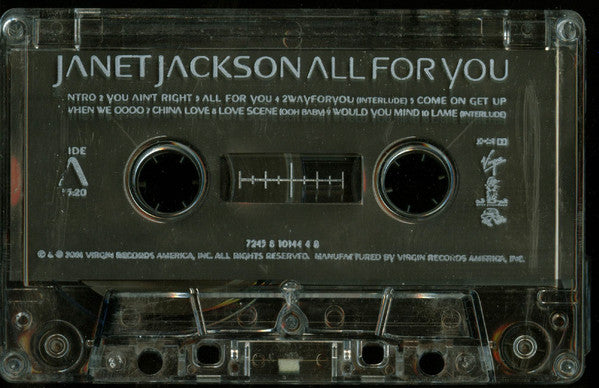 Janet Jackson : All For You (Cass, Album)