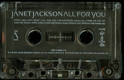 Janet Jackson : All For You (Cass, Album)