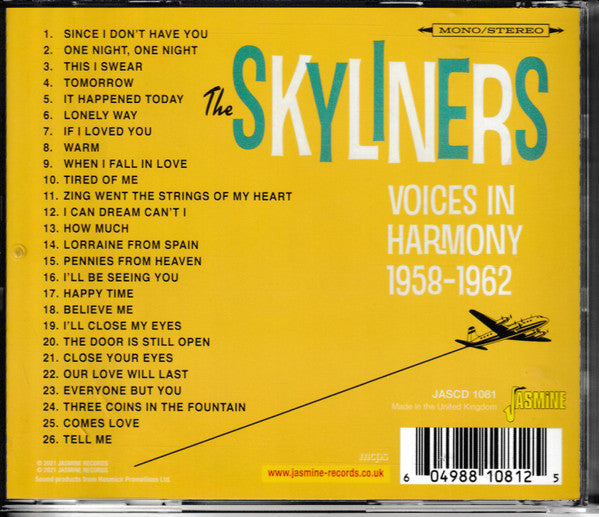 The Skyliners : Voices In Harmony 1958-1962 (CDr)