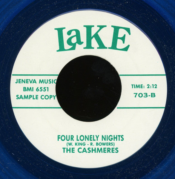 Ray Allen And The Upbeats / The Cashmeres : Let Them Talk / Four Lonely Nights (7", Unofficial, Blu)