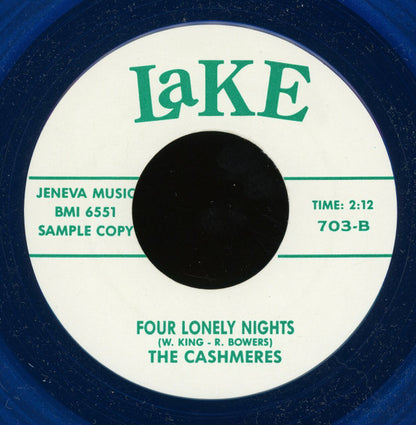 Ray Allen And The Upbeats / The Cashmeres : Let Them Talk / Four Lonely Nights (7", Unofficial, Blu)