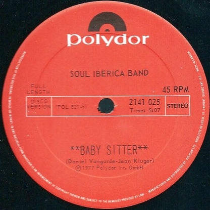 Soul Iberica Band : Baby Sitter / Funky Flamenco (12")