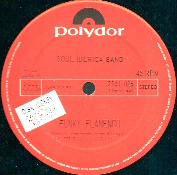 Soul Iberica Band : Baby Sitter / Funky Flamenco (12")