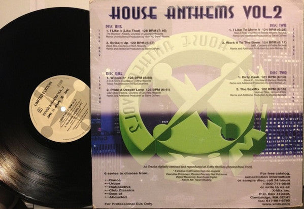 Various : X-Mix House Anthems Vol. 02 (2x12", Comp, Promo)