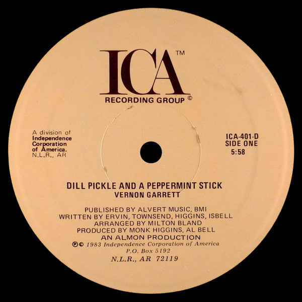Vernon Garrett : Dill Pickle And A Peppermint Stick (12")