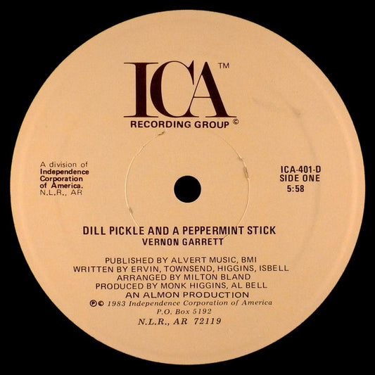 Vernon Garrett : Dill Pickle And A Peppermint Stick (12")