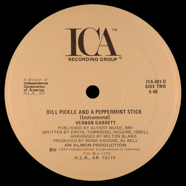 Vernon Garrett : Dill Pickle And A Peppermint Stick (12")