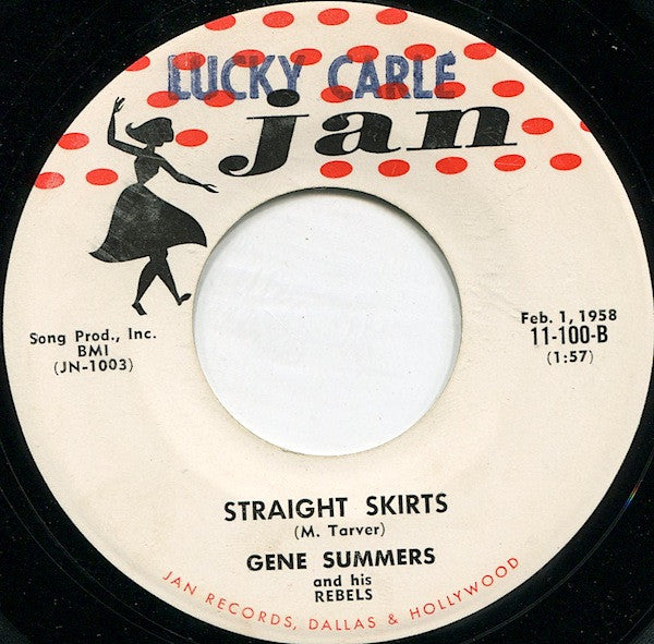 Gene Summers And His Rebels : School Of Rock 'N Roll (7")