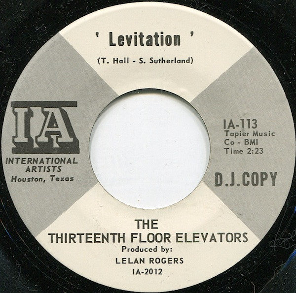 13th Floor Elevators : Levitation (7", Promo)