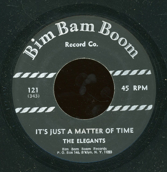 The Elegants : It's Just A Matter Of Time / Lonesome Weekend (7", RE)