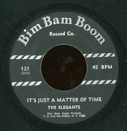 The Elegants : It's Just A Matter Of Time / Lonesome Weekend (7", RE)