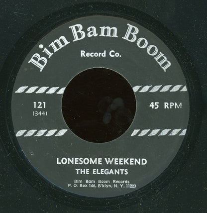 The Elegants : It's Just A Matter Of Time / Lonesome Weekend (7", RE)