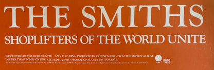 The Smiths : Shoplifters Of The World Unite (12", Promo)