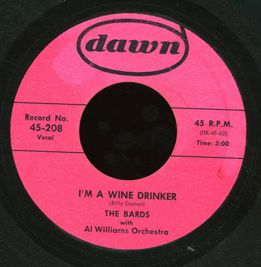 Bards : I'm A Wine Drinker / Easy Going Baby (7", RE, Unofficial)