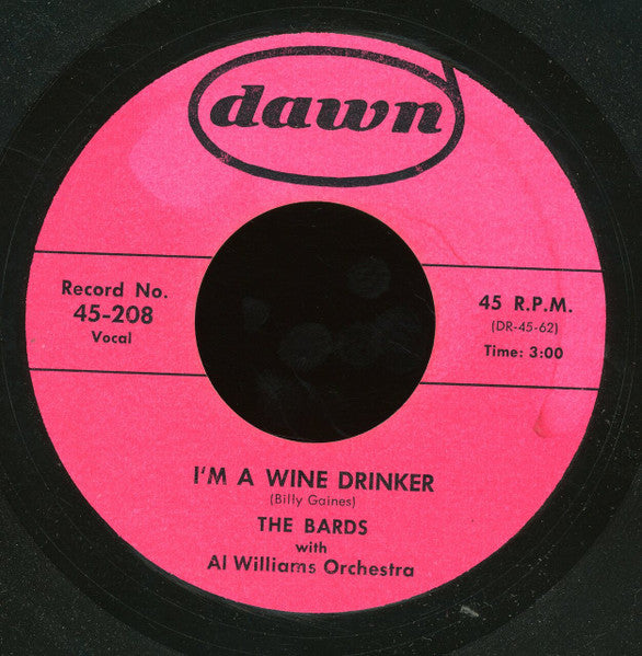 Bards : I'm A Wine Drinker / Easy Going Baby (7", RE, Unofficial)