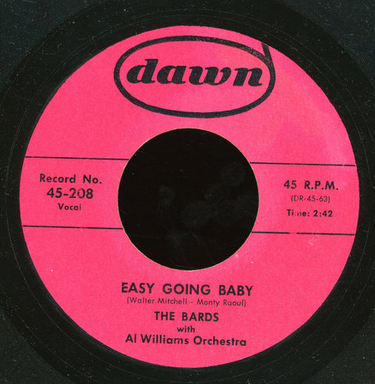 Bards : I'm A Wine Drinker / Easy Going Baby (7", RE, Unofficial)