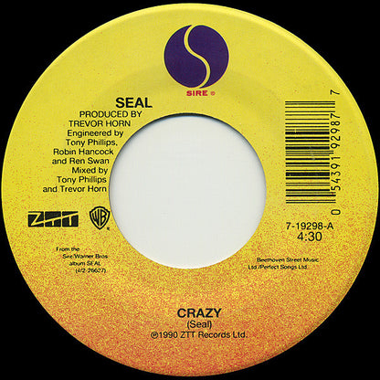 Seal : Crazy (7", Single)