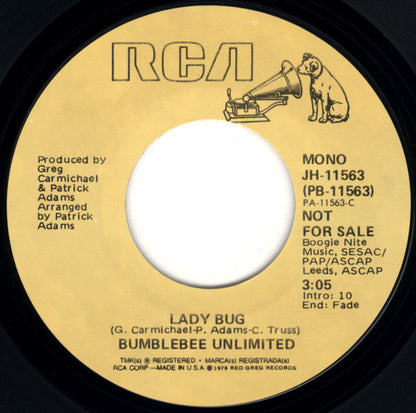 Bumblebee Unlimited : Lady Bug (7", Mono, Promo, Styrene)