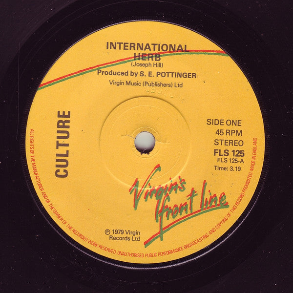 Culture : International Herb (7")