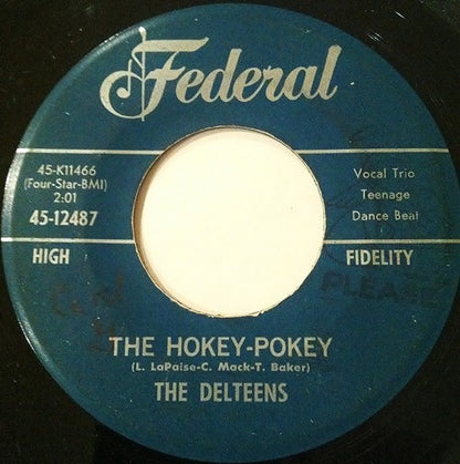 The Delteens : The Hokey-Pokey / The Bunny Hop (7", Single)