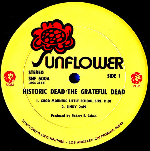 The Grateful Dead : Historic Dead (LP, Album)