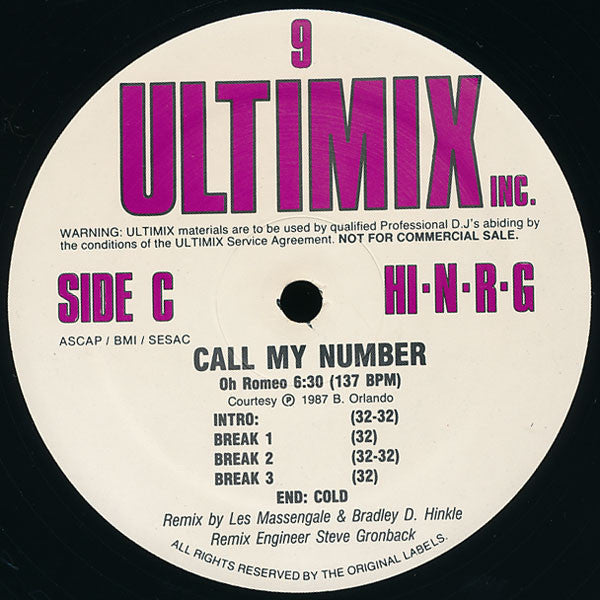 Various : Ultimix 9 (3x12", Comp, Promo)