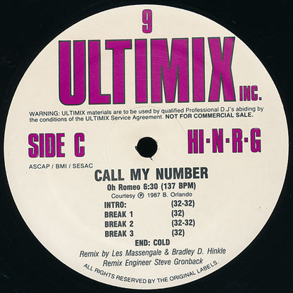 Various : Ultimix 9 (3x12", Comp, Promo)