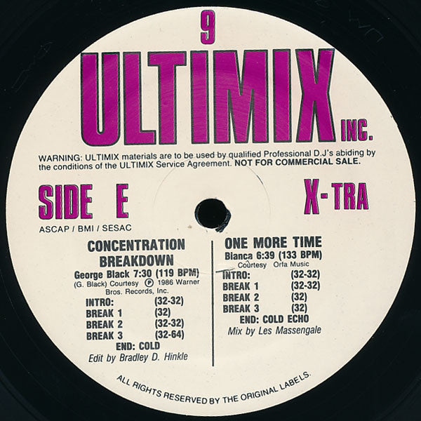 Various : Ultimix 9 (3x12", Comp, Promo)