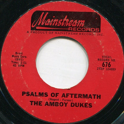 The Amboy Dukes : Baby Please Don't Go / Psalms Of Aftermath (7", Single, Styrene, Pit)