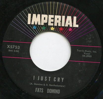 Fats Domino : It Keeps Rainin' / I Just Cry (7")