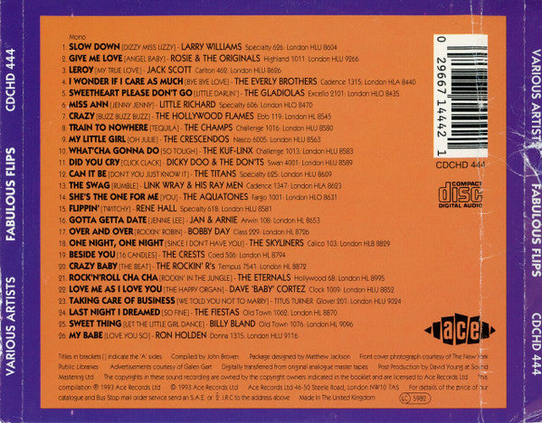 Various : Fabulous Flips (CD, Comp)