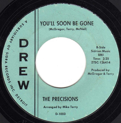 The Precisions : If This Is Love (I'd Rather Be Lonely) (7", Single, Styrene, Ter)